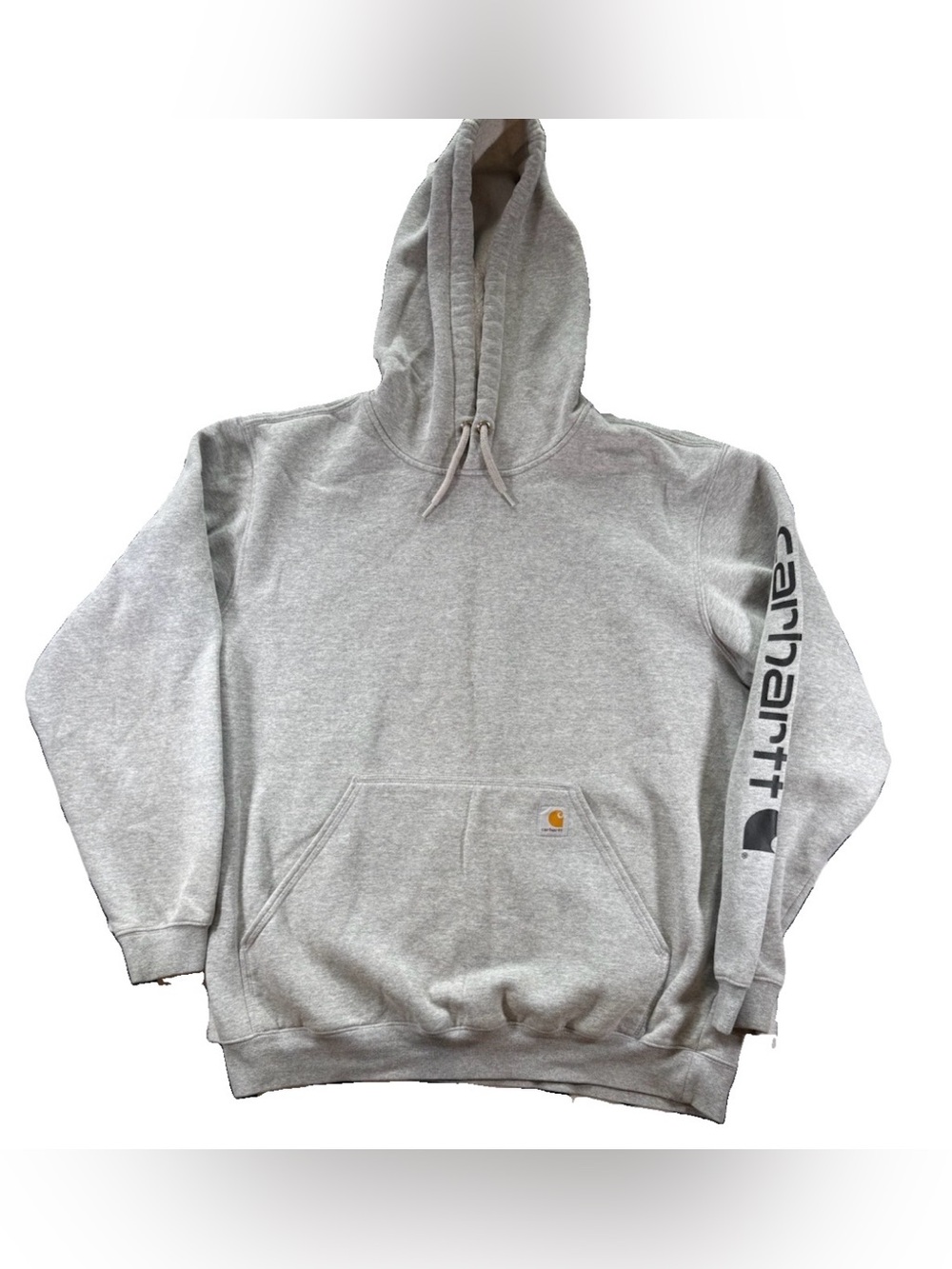 Carhartt Loose Fit Hoodie Men's Large Gray Workwear Utility Construction Farm